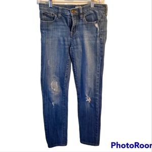 J.Crew distressed jeans